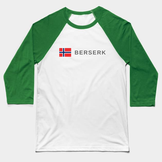 Berserk Viking Baseball T-Shirt by tshirtsnorway